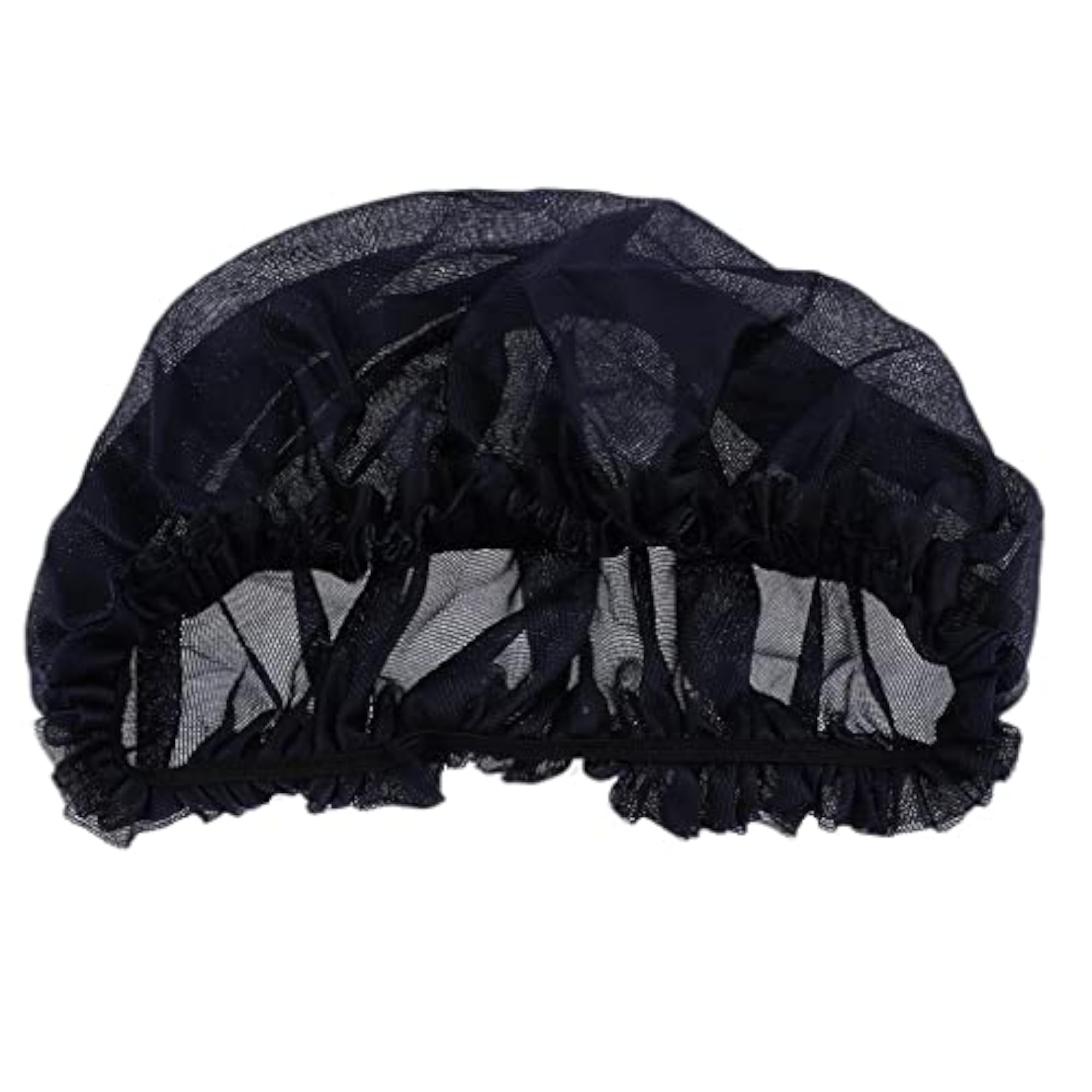 Portable Vintage Lace Sleep Caps, Navy Blue